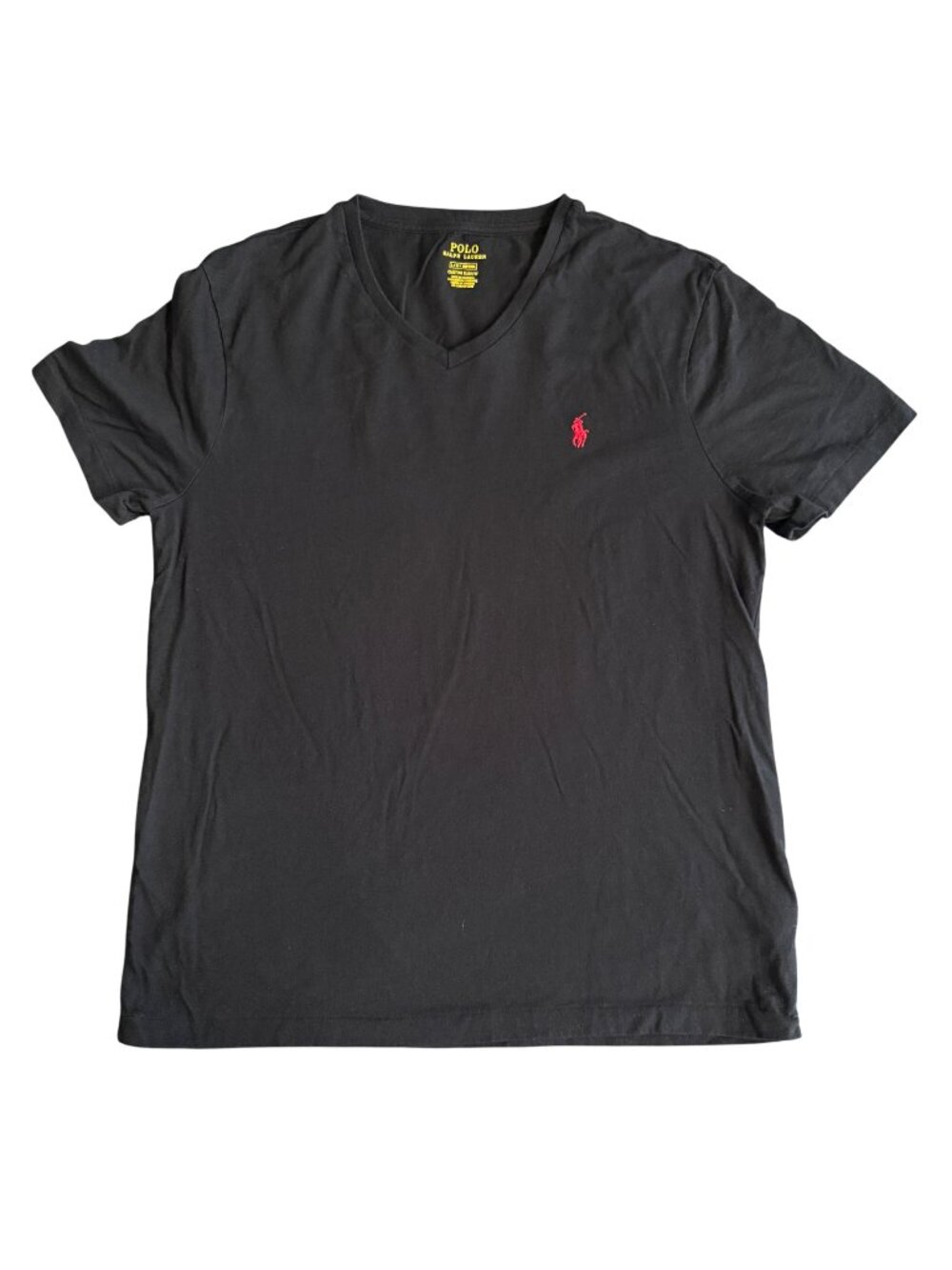 Ralph Lauren Polo Black V-Neck T-Shirt L